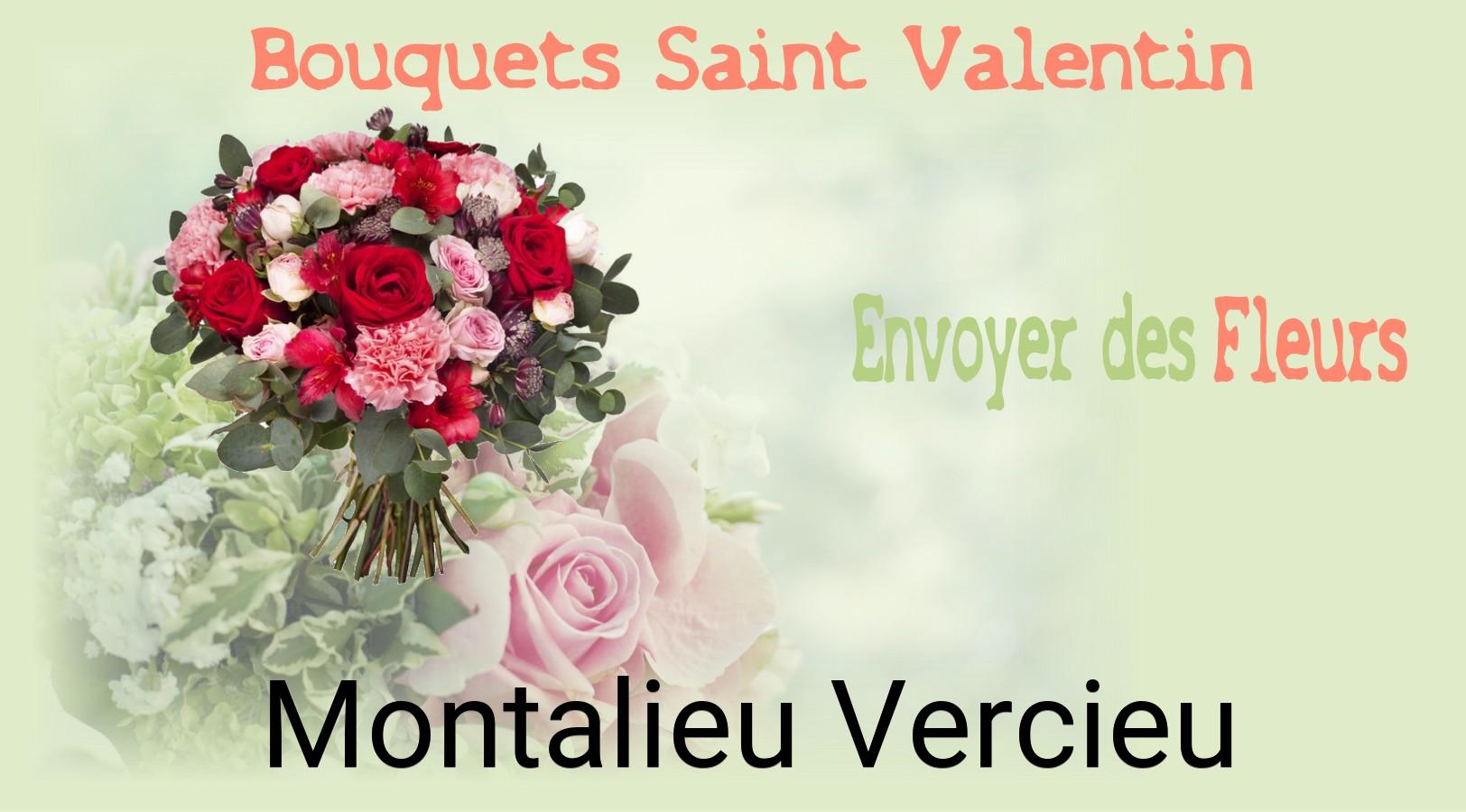 Roses de Saint-Valentin livrées à Montalieu-Vercieu